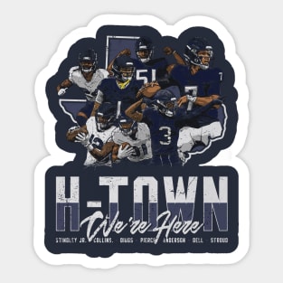 Houston Football H-Town We're Here 2024 Sticker